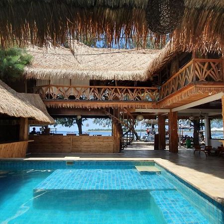 Samba Villas Beachfront View Gili Trawangan Exterior foto