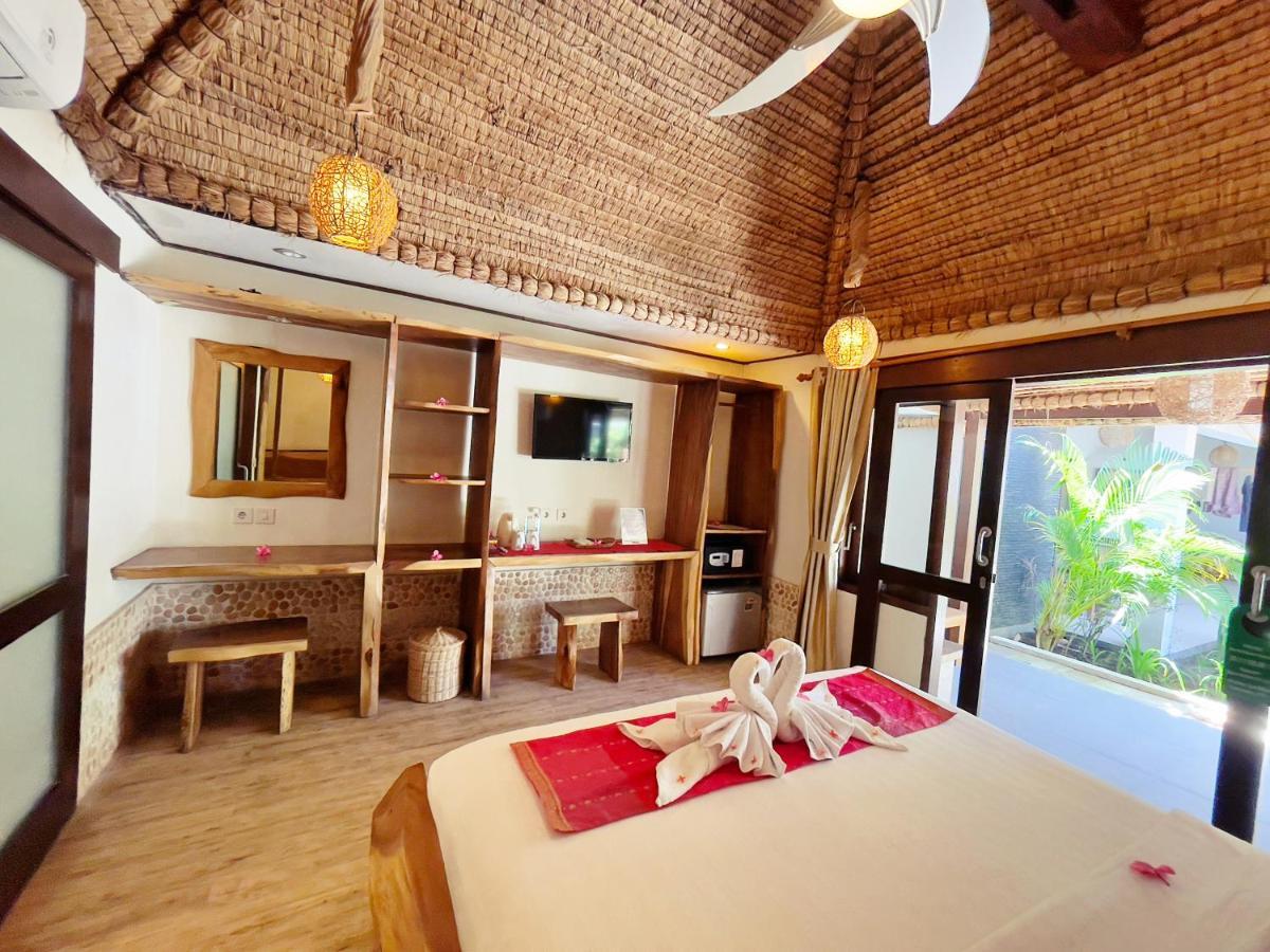 Samba Villas Beachfront View Gili Trawangan Exterior foto
