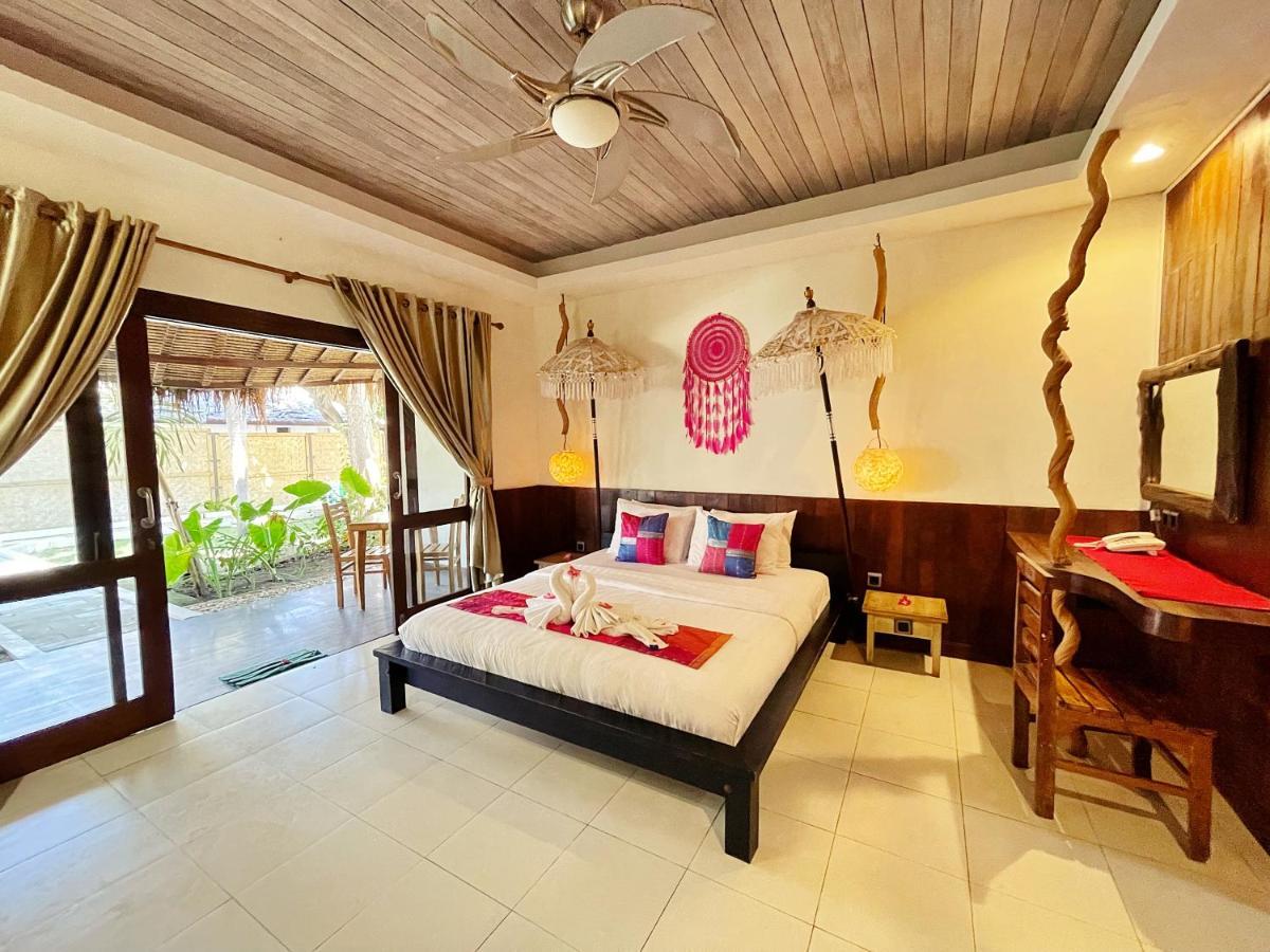 Samba Villas Beachfront View Gili Trawangan Exterior foto