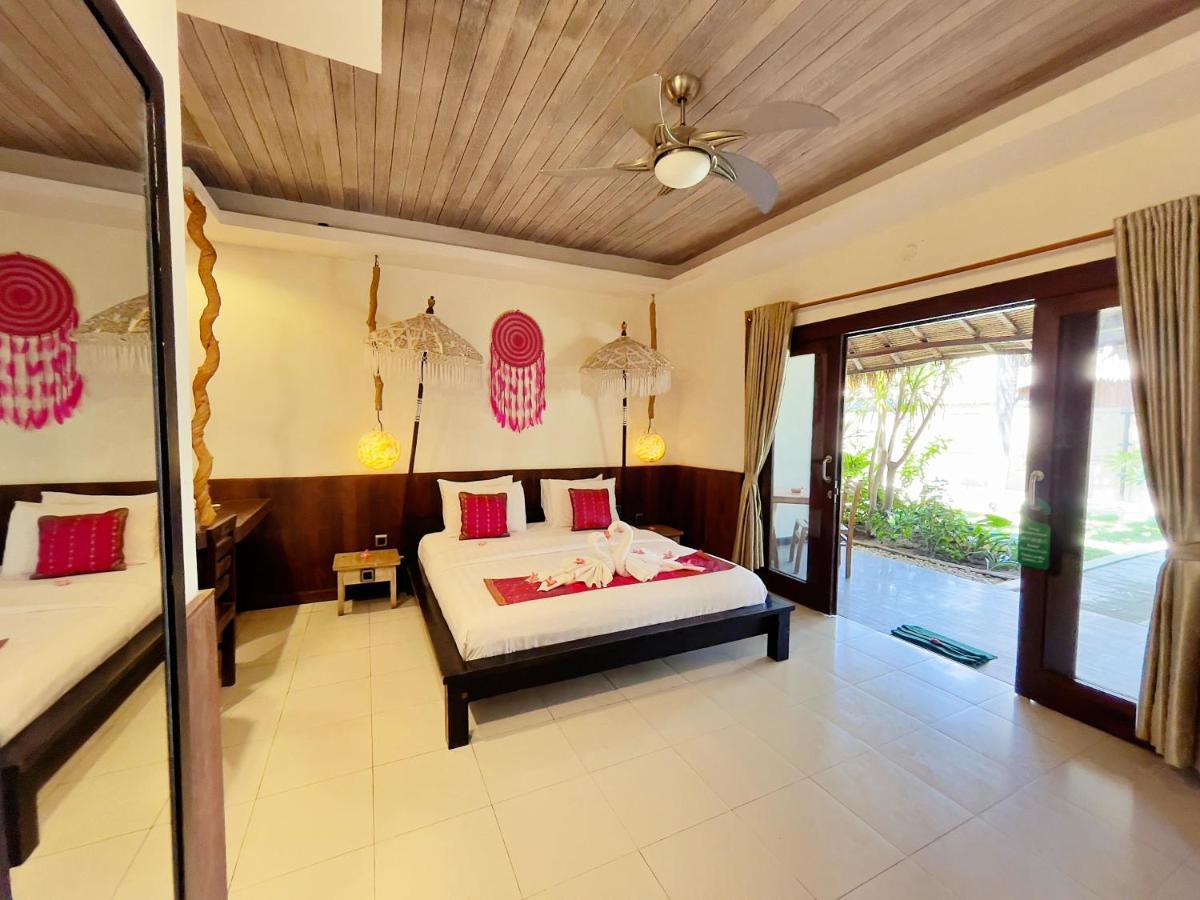 Samba Villas Beachfront View Gili Trawangan Exterior foto