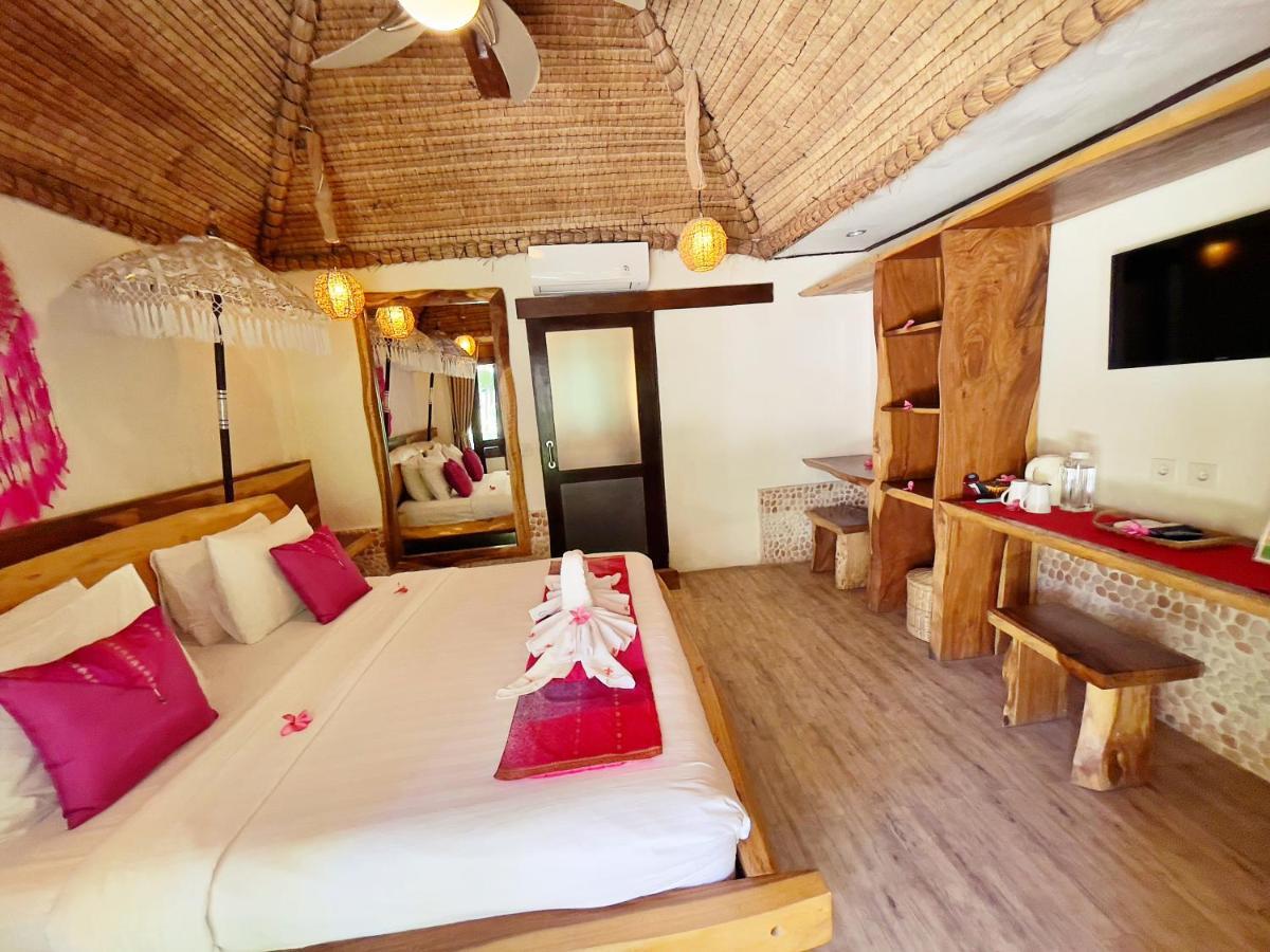 Samba Villas Beachfront View Gili Trawangan Exterior foto