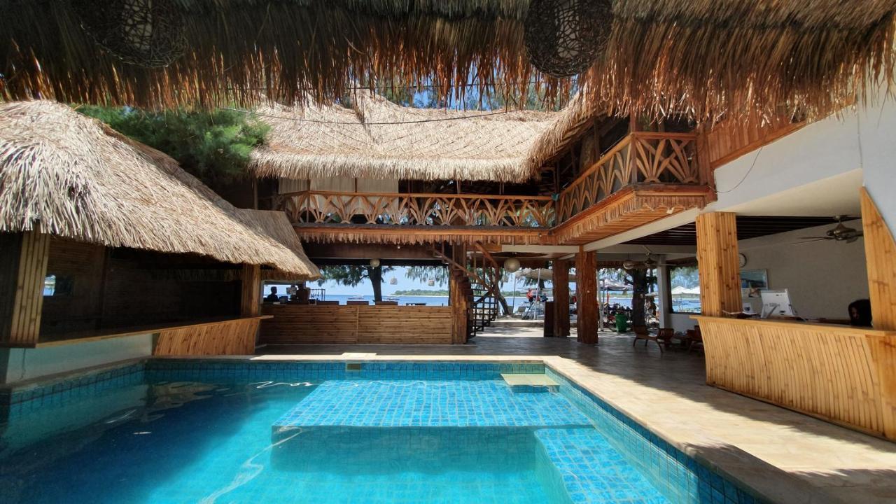 Samba Villas Beachfront View Gili Trawangan Exterior foto