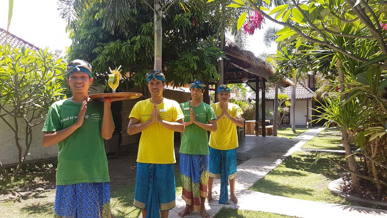 Samba Villas Beachfront View Gili Trawangan Exterior foto