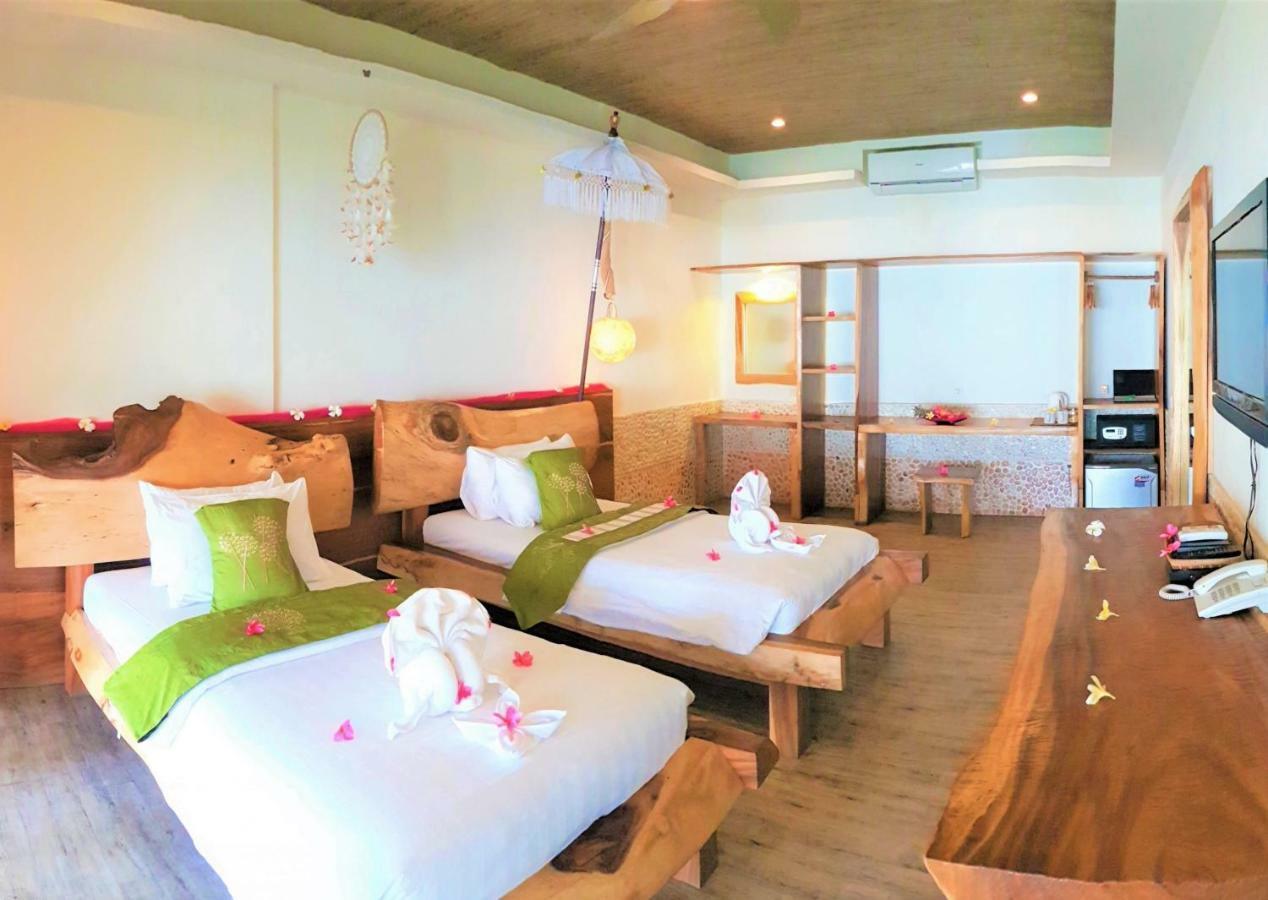 Samba Villas Beachfront View Gili Trawangan Exterior foto